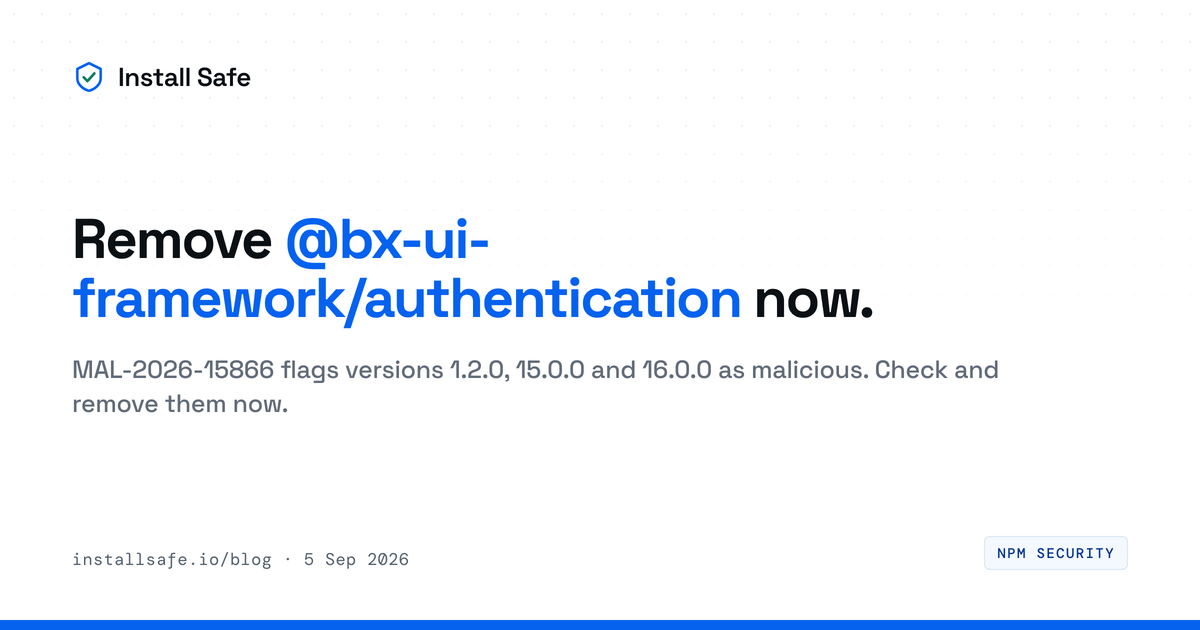 Remove @bx-ui-framework/authentication now