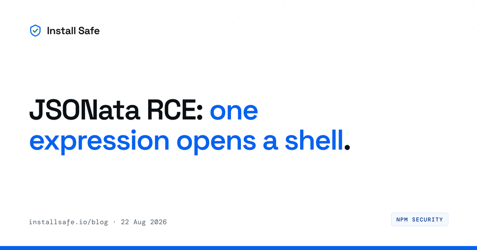 JSONata's critical RCE: one expression opens a shell